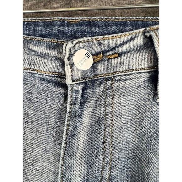 Denim Man Faded Distressed Jeans 33 - Picture 4 of 8